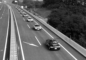 上信越自動車道における自動運転の走行実験